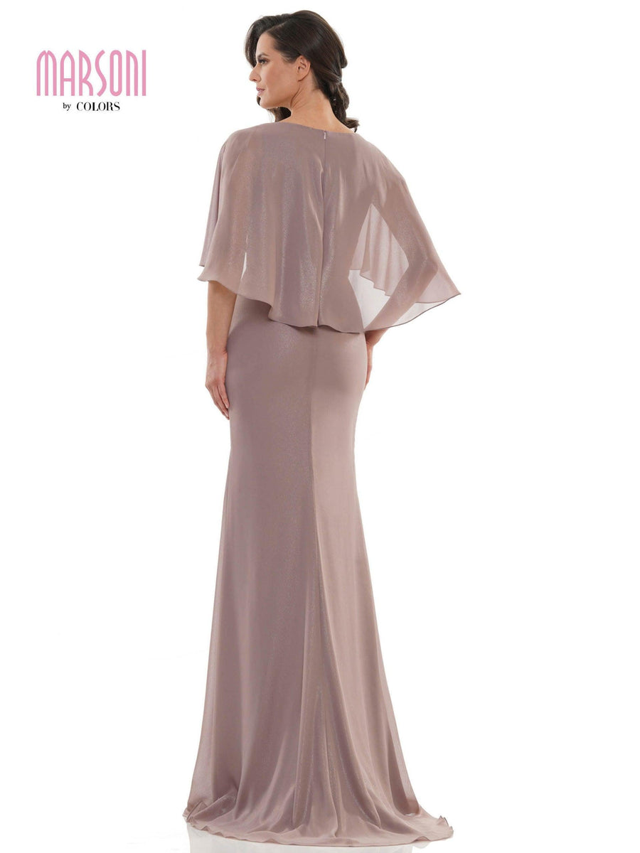 Marsoni Mother of the Bride Chiffon Long Dress 1130 - The Dress Outlet