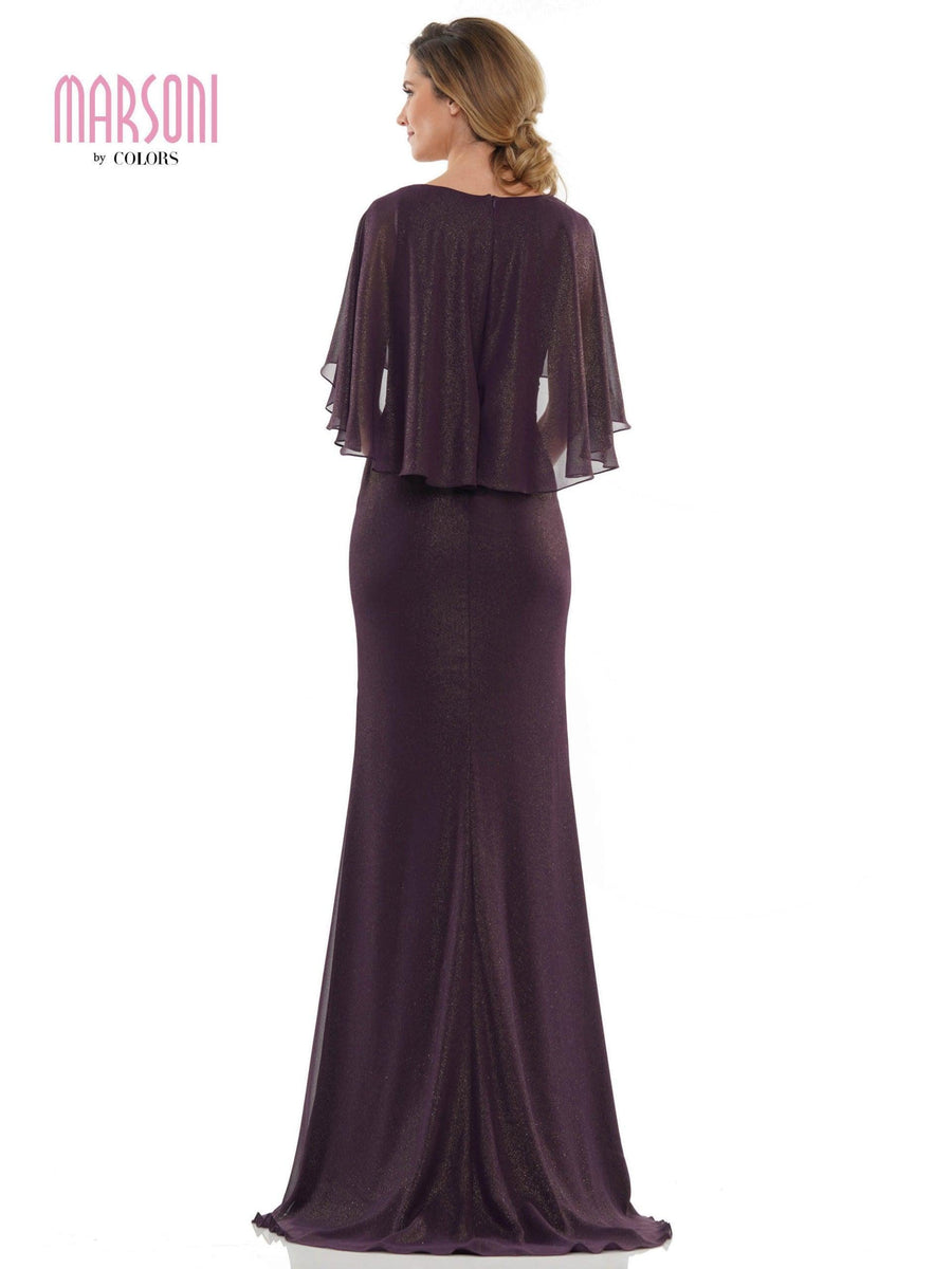 Marsoni Mother of the Bride Chiffon Long Dress 1130 - The Dress Outlet