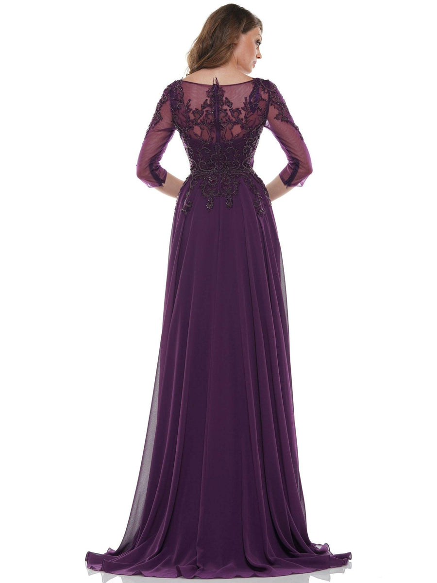 Marsoni Mother of the Bride Chiffon Long Dress 214 - The Dress Outlet