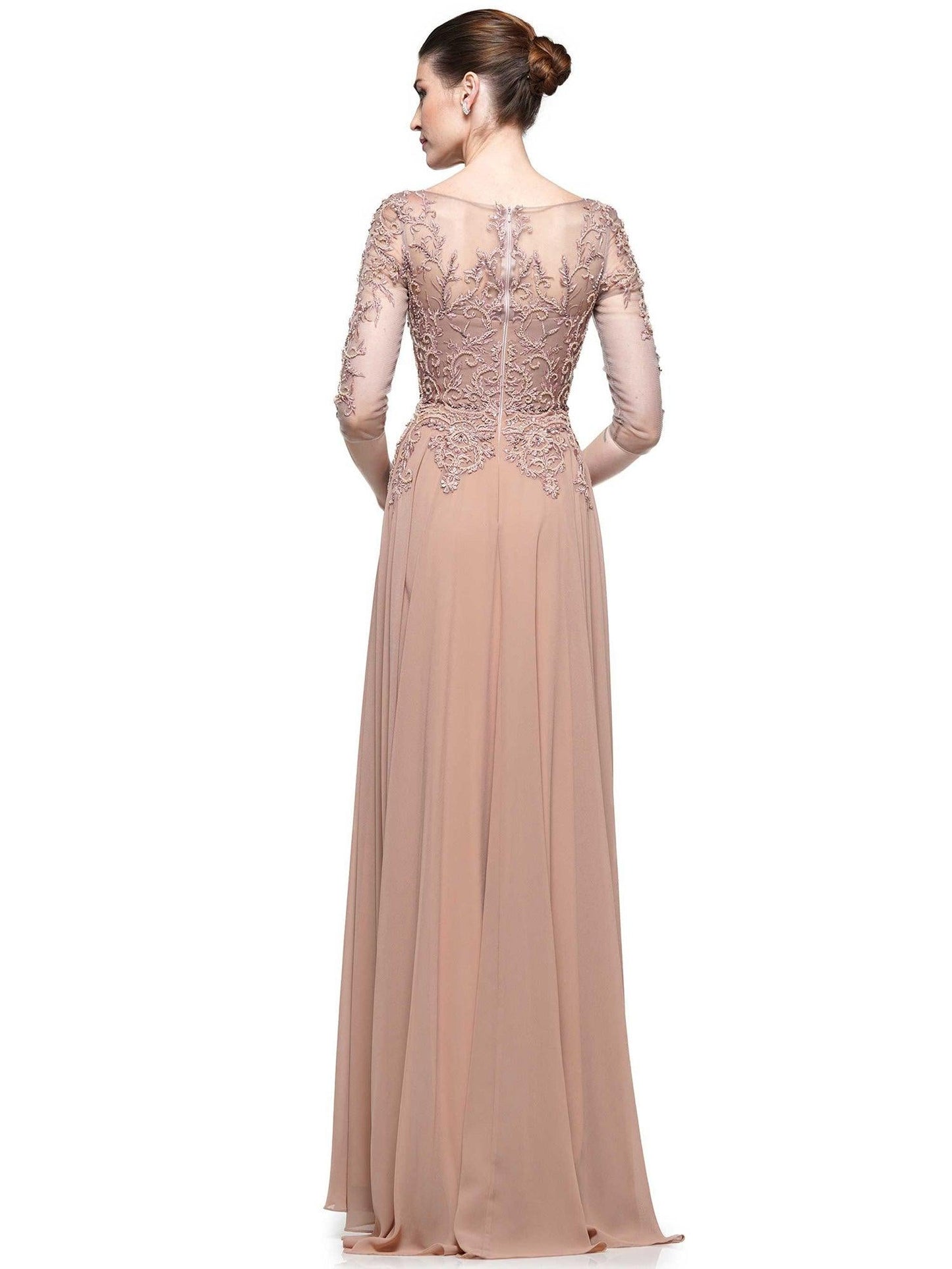 Marsoni Mother of the Bride Chiffon Long Dress 214 - The Dress Outlet