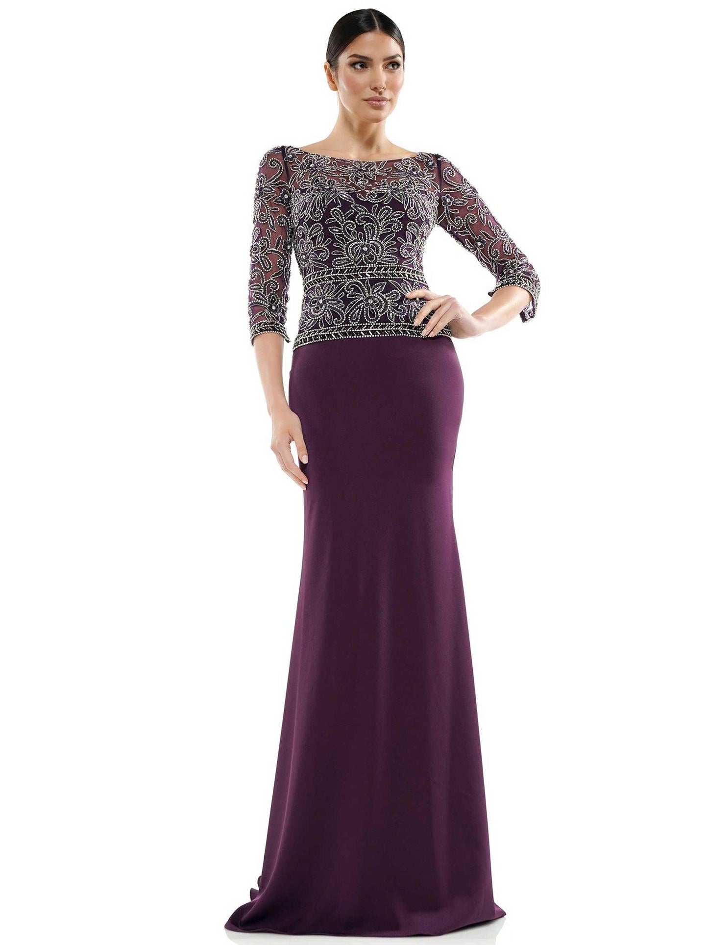 Marsoni Mother of the Bride Formal Long Dress 1026 - The Dress Outlet