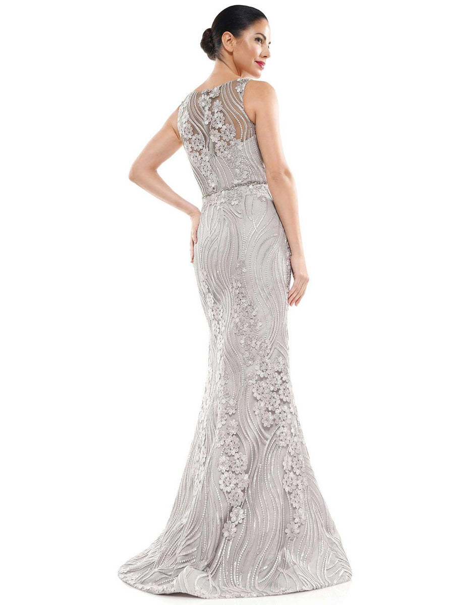 Marsoni Mother of the Bride Lace Long Dress 1047 - The Dress Outlet