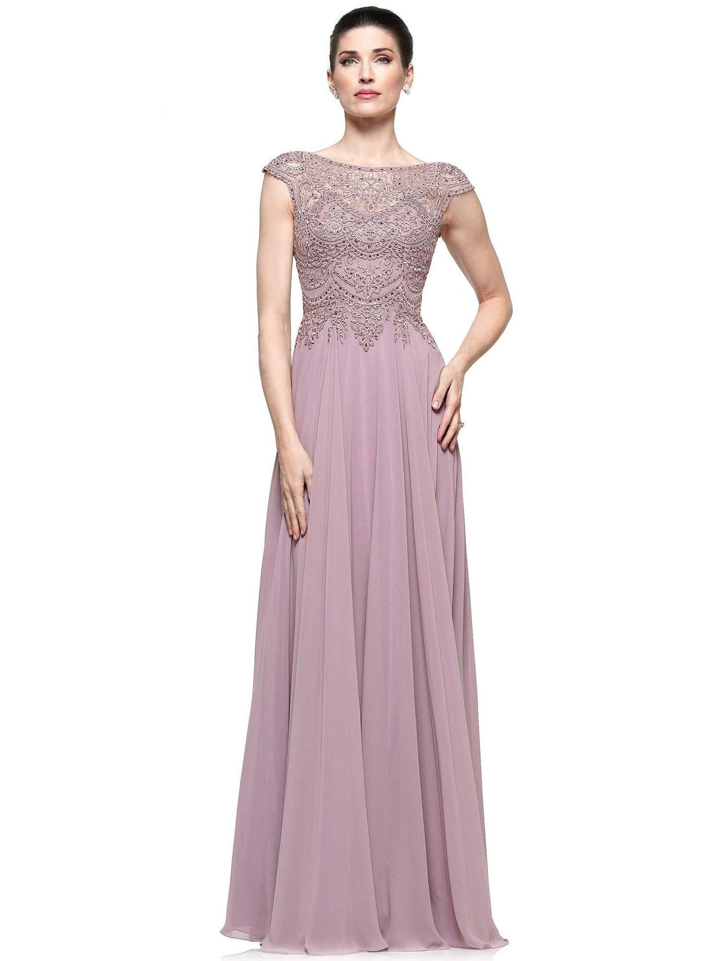 Marsoni Mother of the Bride Long Chiffon Dress 238 - The Dress Outlet