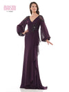 Marsoni Mother of the Bride Long Dress Eggplant