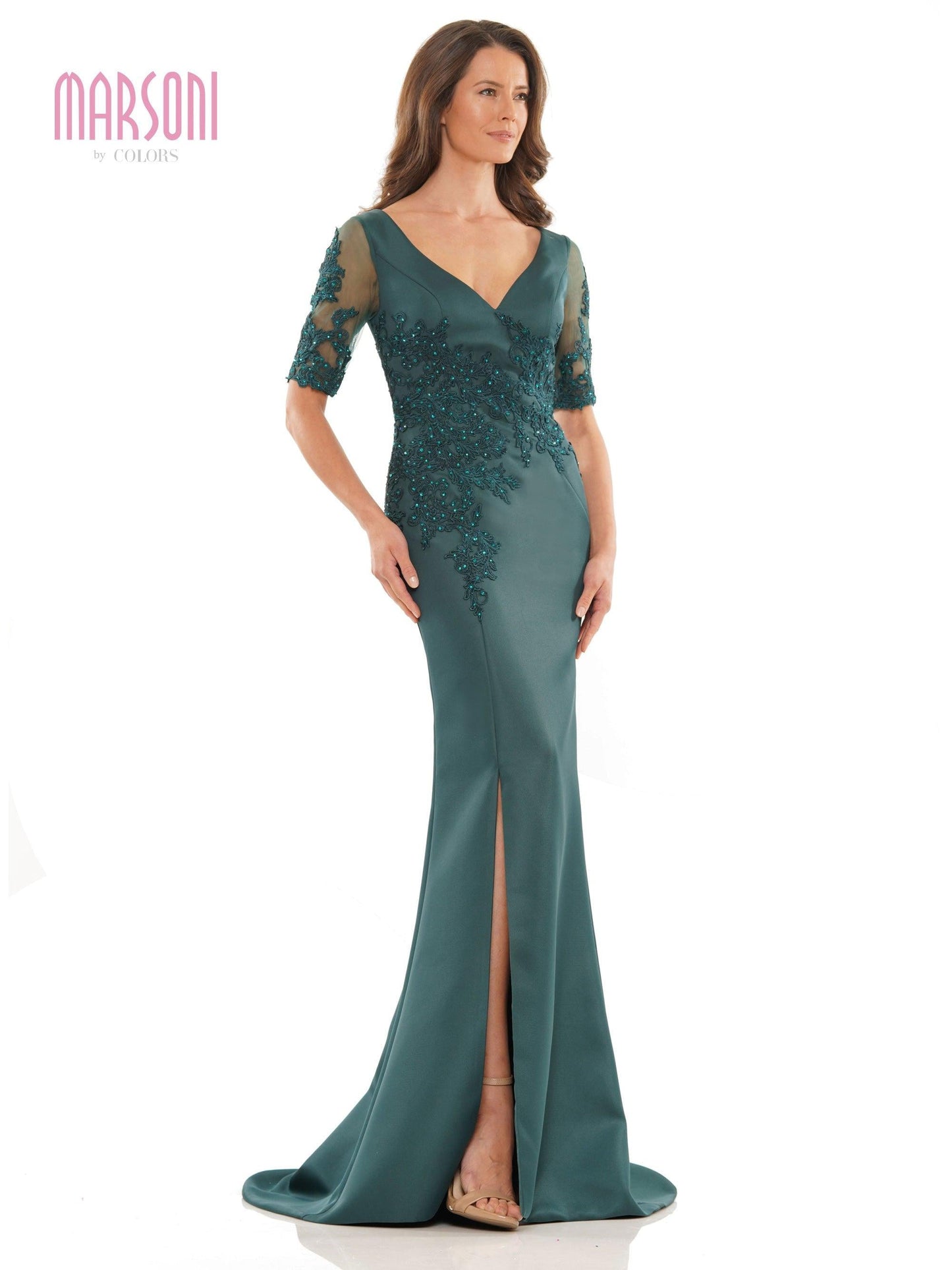 Marsoni  Mother of the Bride Long Gown 1173 - The Dress Outlet