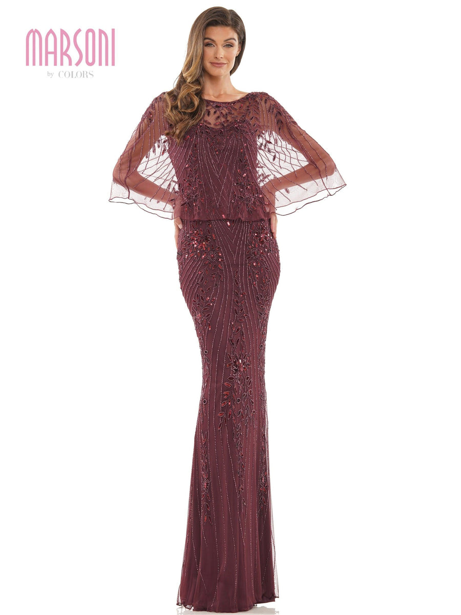 Marsoni Mother of the Bride Long Gown 1201 - The Dress Outlet