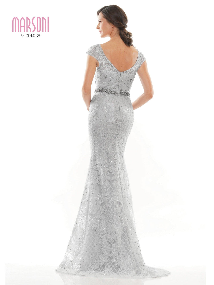 Marsoni Mother of the Bride Long Lace Gown 1120 - The Dress Outlet