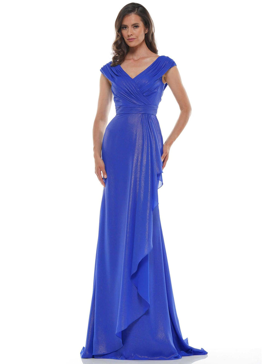 Marsoni Mother of the Bride Ruffle Long Dress 1073 - The Dress Outlet