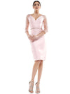 Marsoni Mother of the Bride Satin Short Dress 1061 - The Dress Outlet