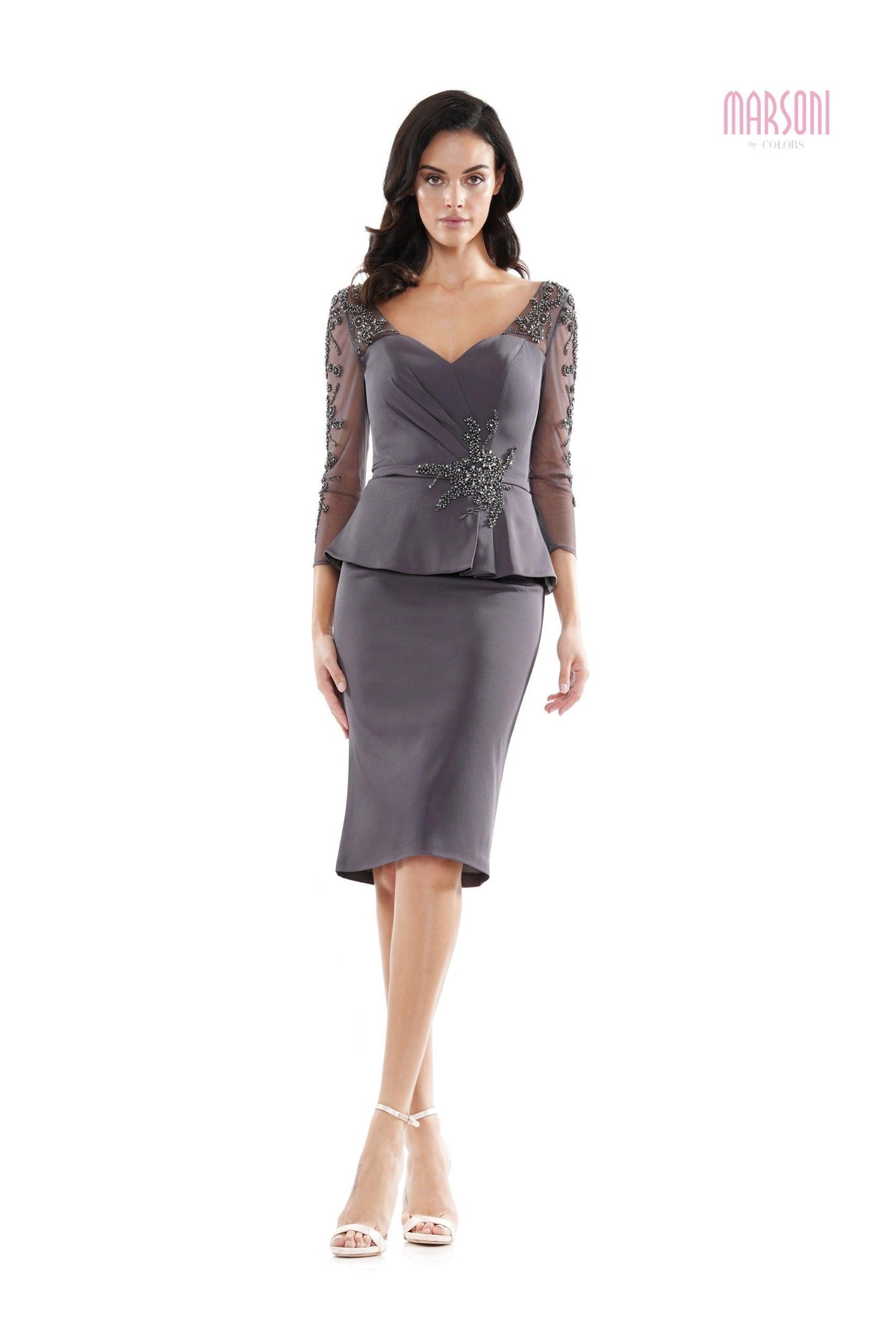 Marsoni Mother of the Bride Short Dress 1108 - The Dress Outlet