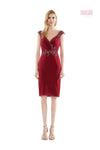 Marsoni Short Mother of the Bride Beaded Dress 1107 - The Dress Outlet