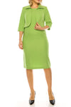 Maya Brooke Short Long Sleeve Jacket Dress 26921X - The Dress Outlet