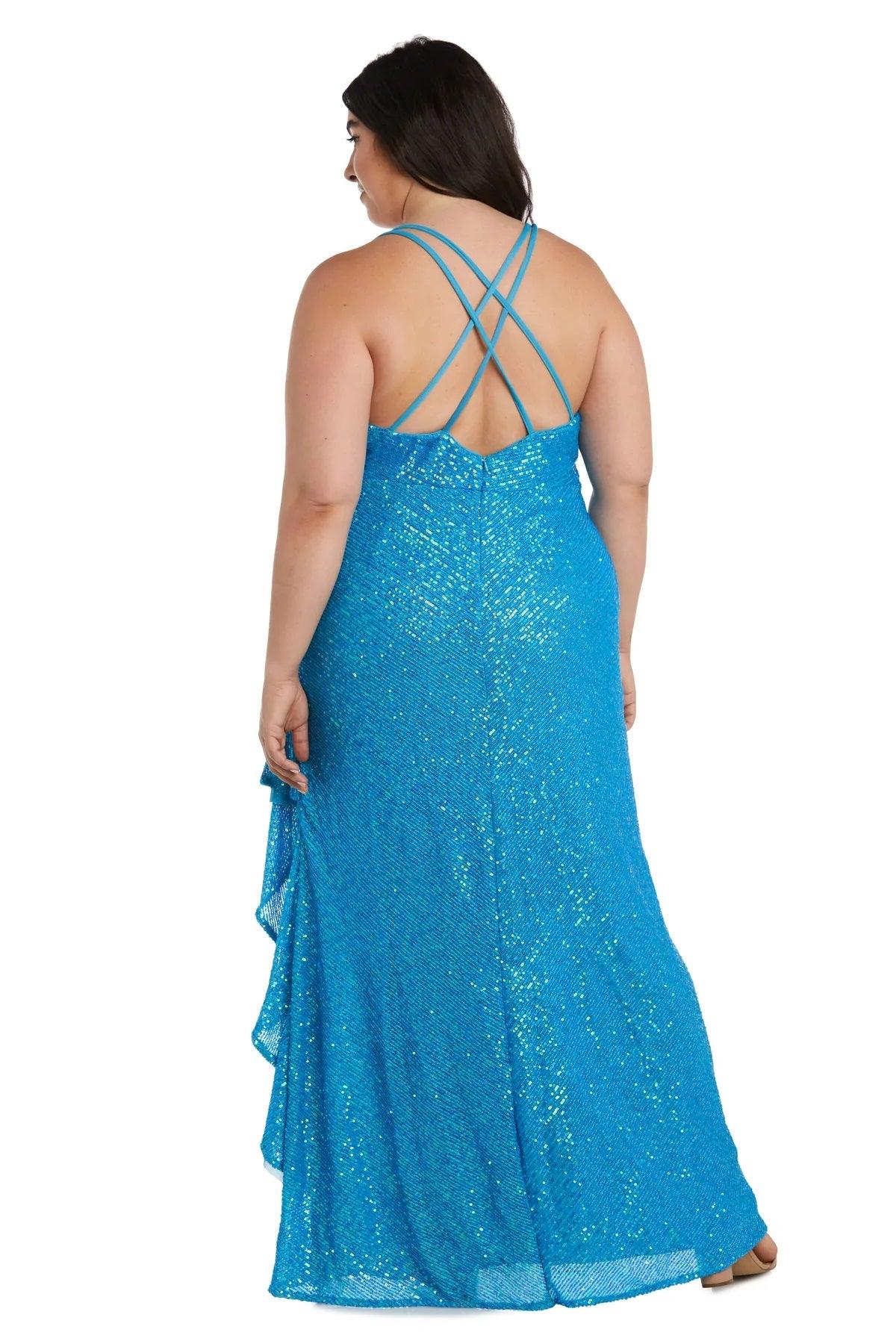 Morgan & Co 13029WM Plus Size High Low Prom Dress for $105.99 – The ...