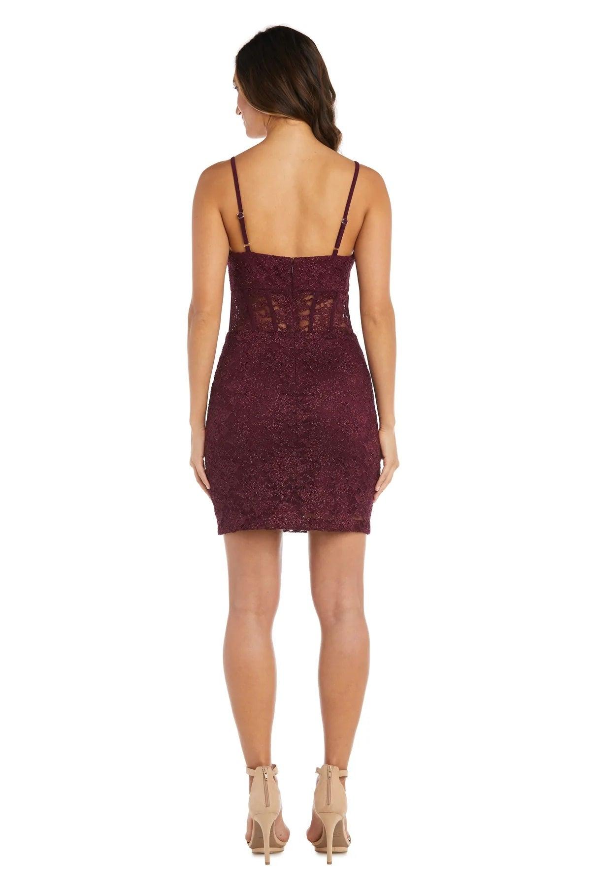 Cocktail Dresses Short Cocktail Homecoming Dress Merlot