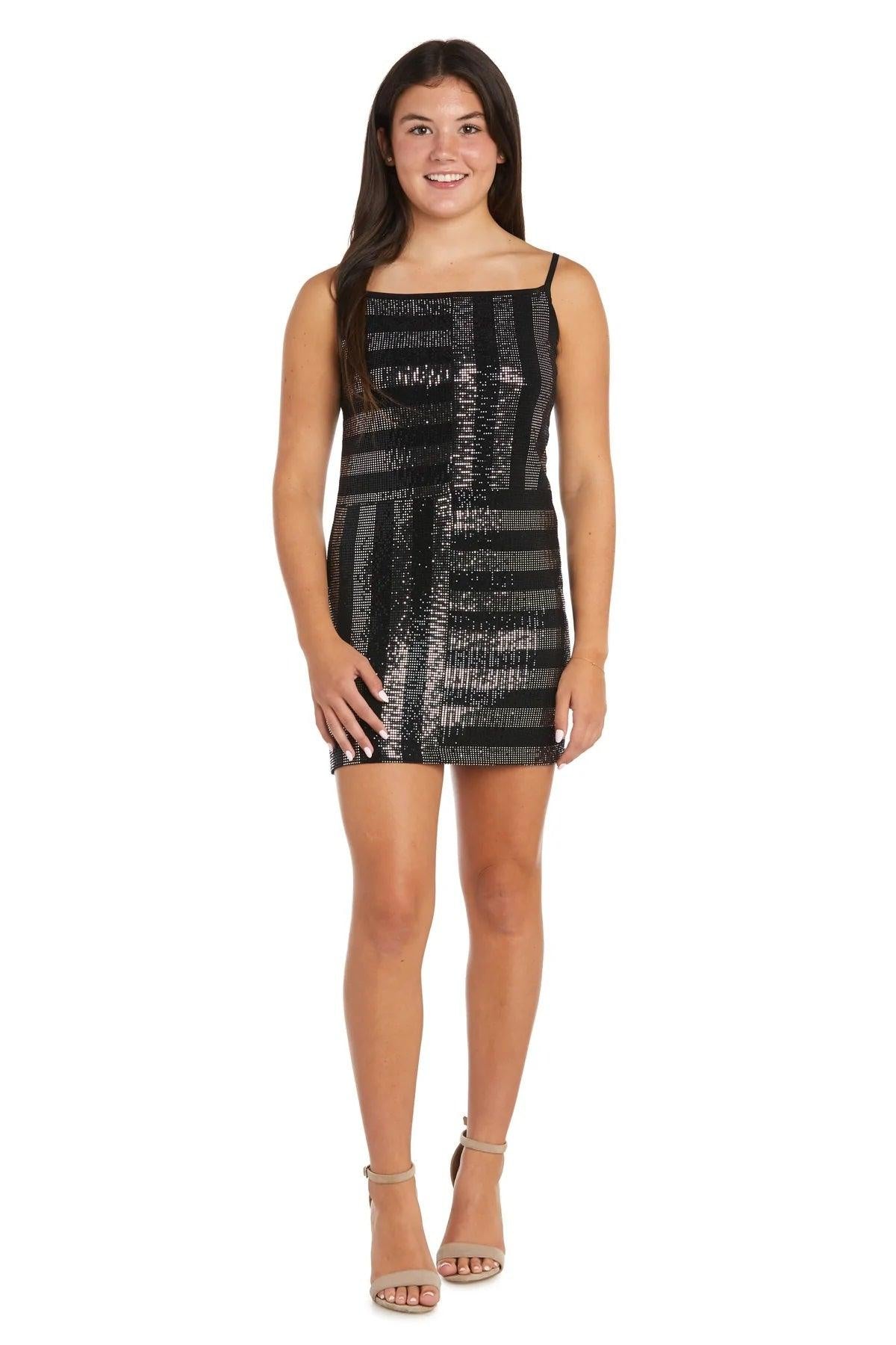 Morgan & Co Short Homecoming Dress 9791K - The Dress Outlet