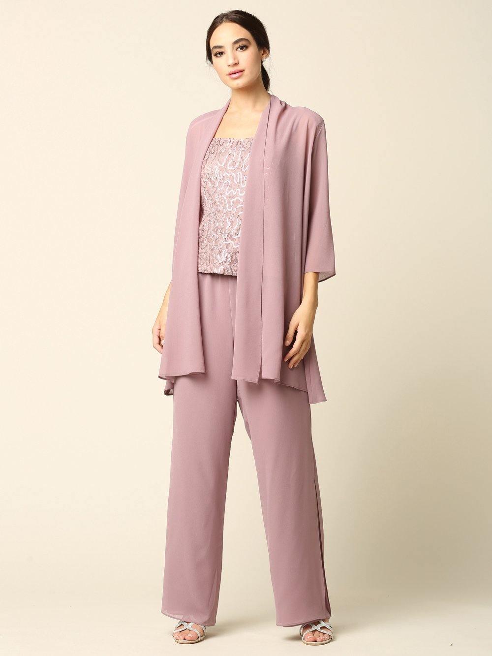 Formal Mother of the Bride Jacket Pant Suit Sale