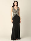 Mother of the Bride Long Formal Sleeveless Dress - The Dress Outlet