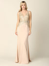 Mother of the Bride Long Formal Sleeveless Dress - The Dress Outlet