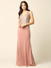 Mother of the Bride Long Formal Sleeveless Dress - The Dress Outlet