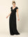 Mother of the Bride V Neck Long Formal  Dress - The Dress Outlet