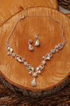 Multiple Crystal Necklace Set Rhinestone Jewelry - The Dress Outlet