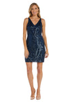 Nightway Beaded Short Cocktail Dress 22107 - The Dress Outlet