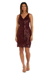 Nightway Beaded Short Cocktail Petite Dress 22107 - The Dress Outlet