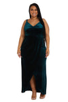 Nightway High Low Plus Size Velvet Dress 22115W - The Dress Outlet