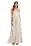 Nightway Long Formal Halter Evening Dress 22030 - The Dress Outlet