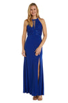 Nightway Long Formal Halter Petite Dress 21434P - The Dress Outlet