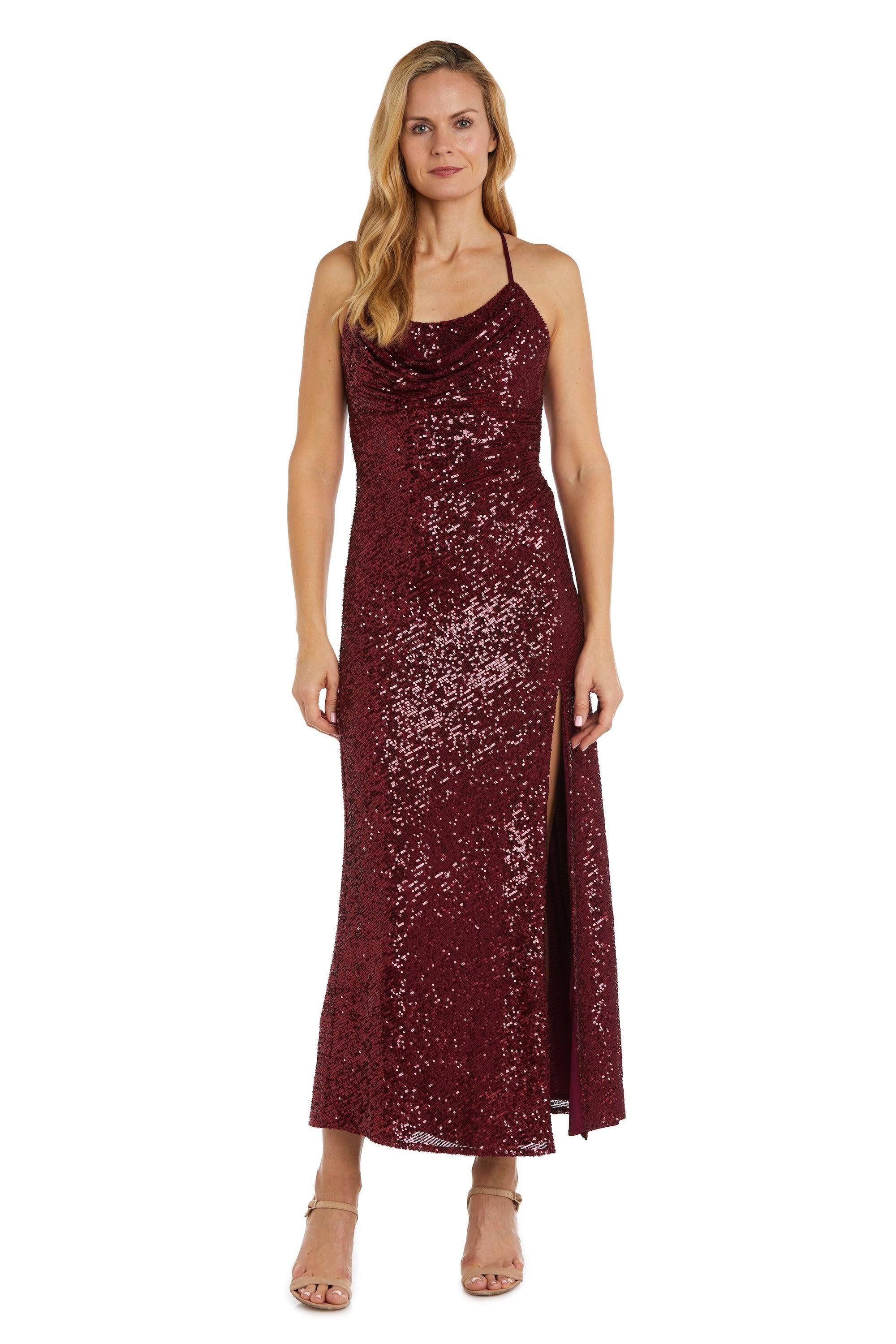 Nightway Long Formal Petite Evening Dress 21936PA - The Dress Outlet