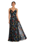 Nightway Long Formal Petite Floral Dress 22040P - The Dress Outlet