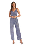 Nightway Long Formal Petite Jumpsuit 21950P - The Dress Outlet