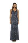 Nightway Long Formal Sleeveless Petite Dress 21685P - The Dress Outlet