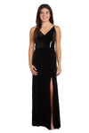 Nightway Long Formal Velvet Evening Gown 22093 - The Dress Outlet