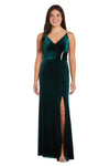 Nightway Long Formal Velvet Petite Dress 22093P - The Dress Outlet