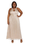 Nightway Long Halter Formal Evening Dress 22030W - The Dress Outlet