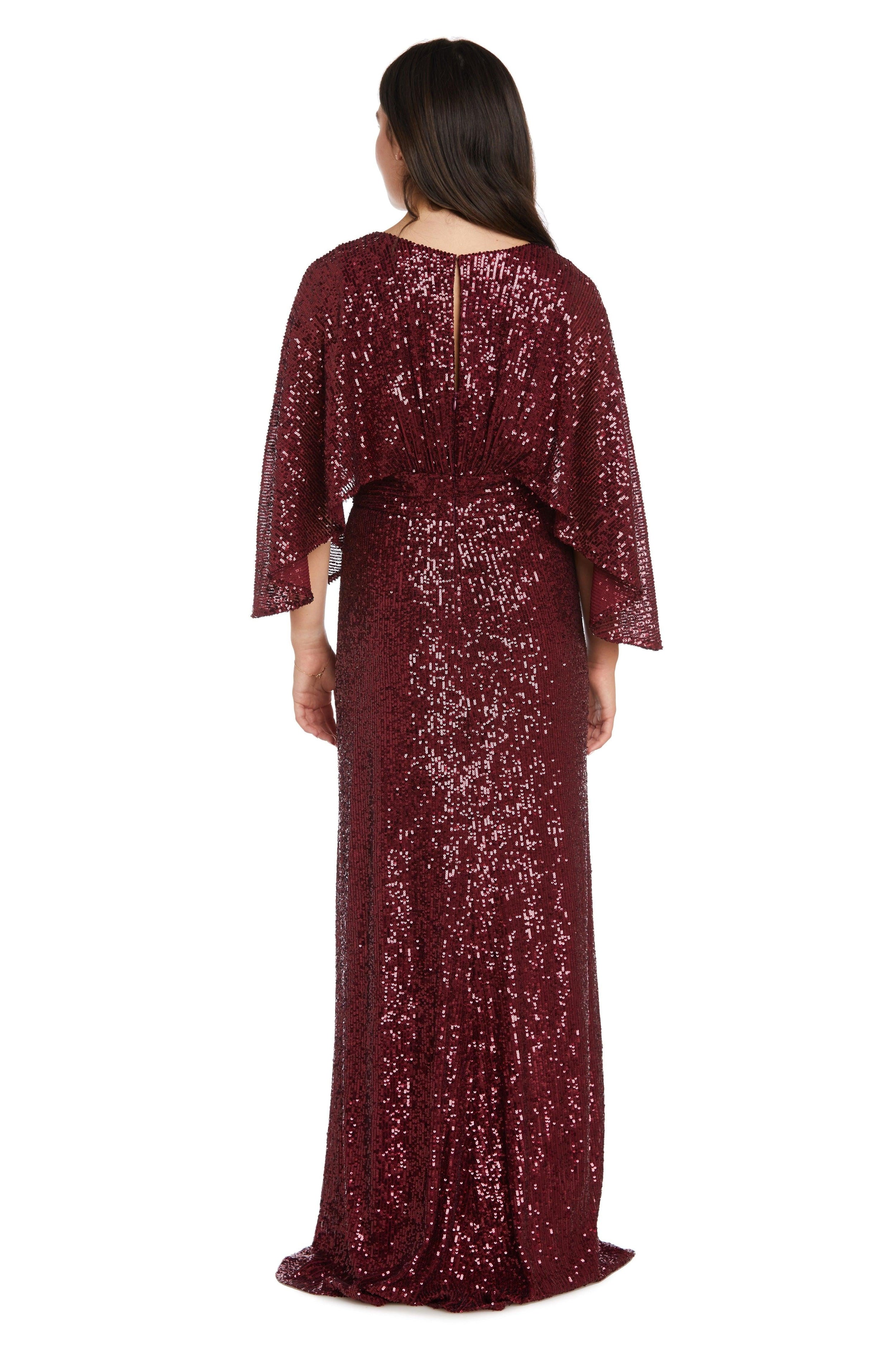 Nightway Long Sleeve Formal Evening Gown 22169 - The Dress Outlet