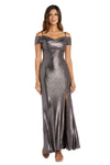 Nightway Off Shoulder Long Formal Dress 21761P - The Dress Outlet