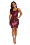 Nightway Short Petite Cocktail Dress 22104P - The Dress Outlet