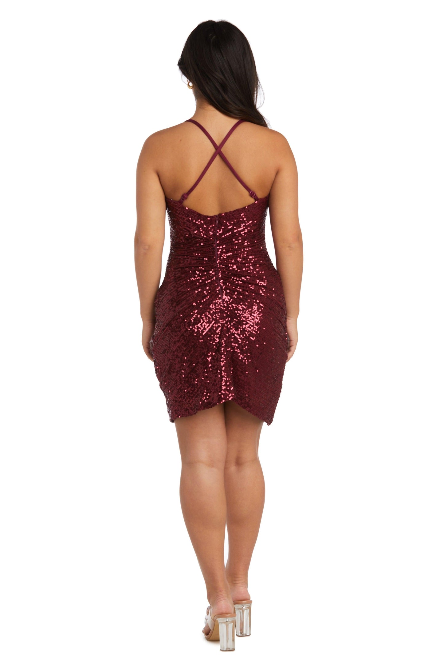 Nightway Short Petite Cocktail Dress 22104P - The Dress Outlet