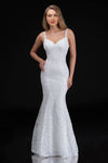 Nina Canacci Long Fitted  Mermaid Wedding Gown 5142 - The Dress Outlet