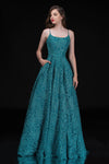 Nina Canacci Long Spaghetti Strap Prom Ballgown 5141 - The Dress Outlet