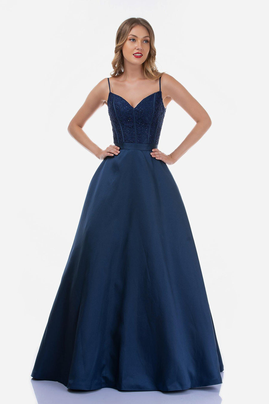 Nina Canacci Prom Long Off Shoulder Ball Gown 2258 - The Dress Outlet