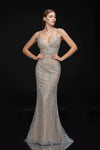 Nina Canacci Prom Spaghetti Strap Long Dress 8177 - The Dress Outlet