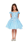 Off Shoulder Knee Length Flower Girls Dress - The Dress Outlet