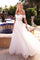 Off Shoulder Lace Wedding Dress - The Dress Outlet