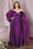 Off Shoulder Long  A Line Formal Prom Dress Amethyst