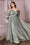 Off Shoulder Long  A Line Formal Prom Dress Saget