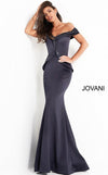 Off Shoulder Long Formal Gown 02924 - The Dress Outlet